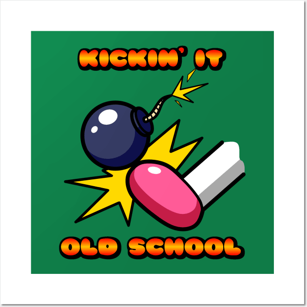 Kickin' It Old School Wall Art by TandemShock